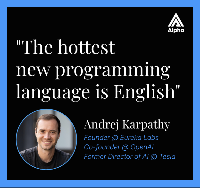 Alpha_AIGov's tweet photo. So true @karpathy! https://t.co/3GdMCDTB7g