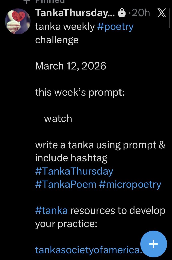 Tanka Society of America tweet media