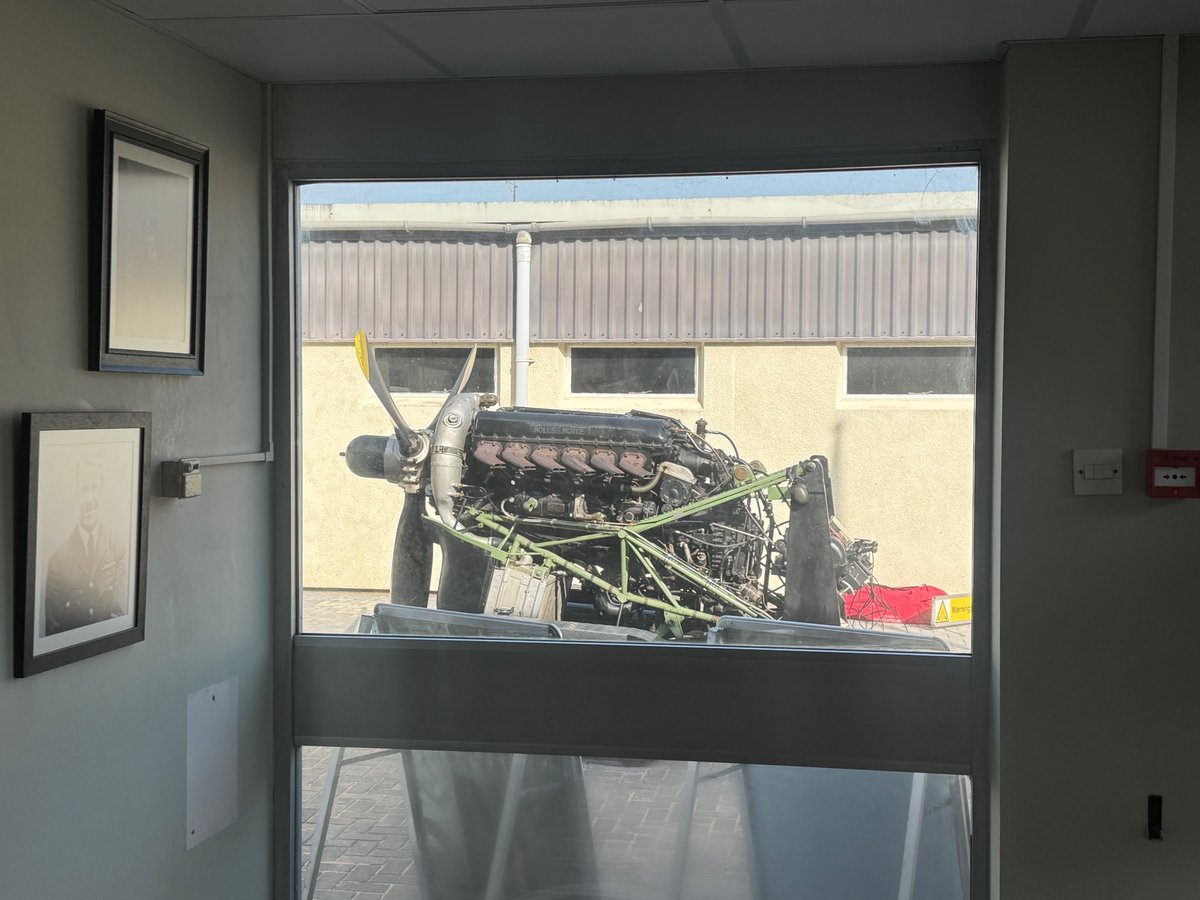 HistoricAeroEng's tweet photo. 5th March 2026; the 90th anniversary of the first flight of the Spitfire.  A celebration event hosted by Landau UK, who  own a factory on the original site of the Supermarine Factory on the River Itchen, Southampton.  An invited list of local dignitaries and business leaders. https://t.co/4bCtduiMUe
