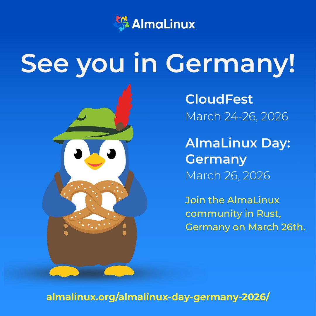 AlmaLinux tweet media
