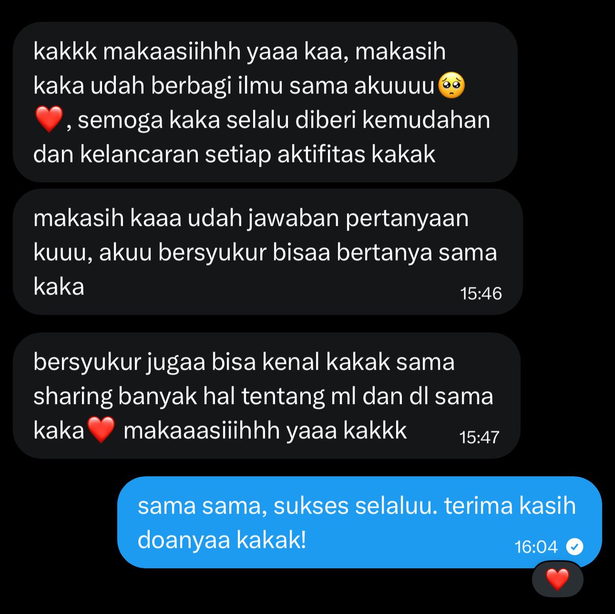 sukajalans's tweet image. buka” dm lagi, rasanya seneng kalo bisa bantu orang. ada rasa kepuasan tersendiri ketika ilmuku bisa bermanfaat bagi orang lain. 

#lifelonglearning, dengan sharing dgn kalian tentunya aku jg belajar hal baru!

walaupun tidak semua bisa aku bantu karena keterbatasan ilmu 🙏🏻🙇🏻‍♂️