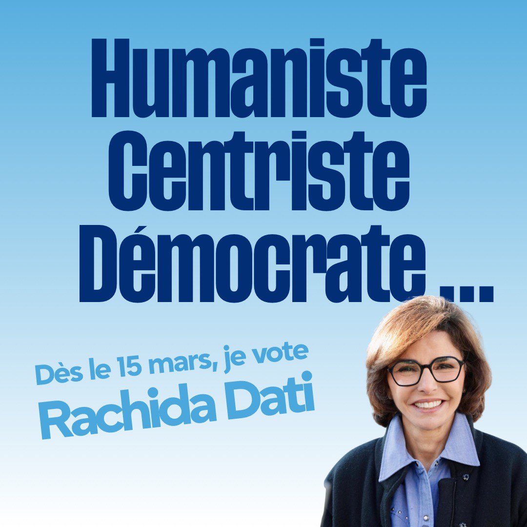 Humaniste, Centriste et Démocrate, dès le 15 mars, je vote <a href="/PourDati2026/">Dati 2026</a> pour l’alternance, un projet et une équipe solides 🗳️ !