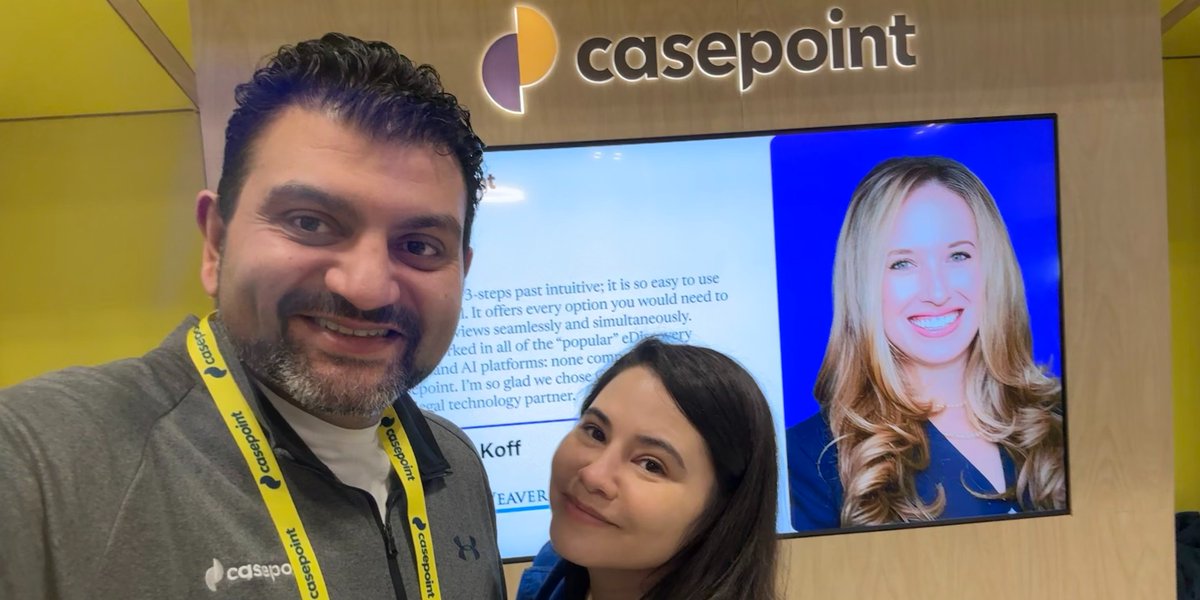 Casepoint tweet media