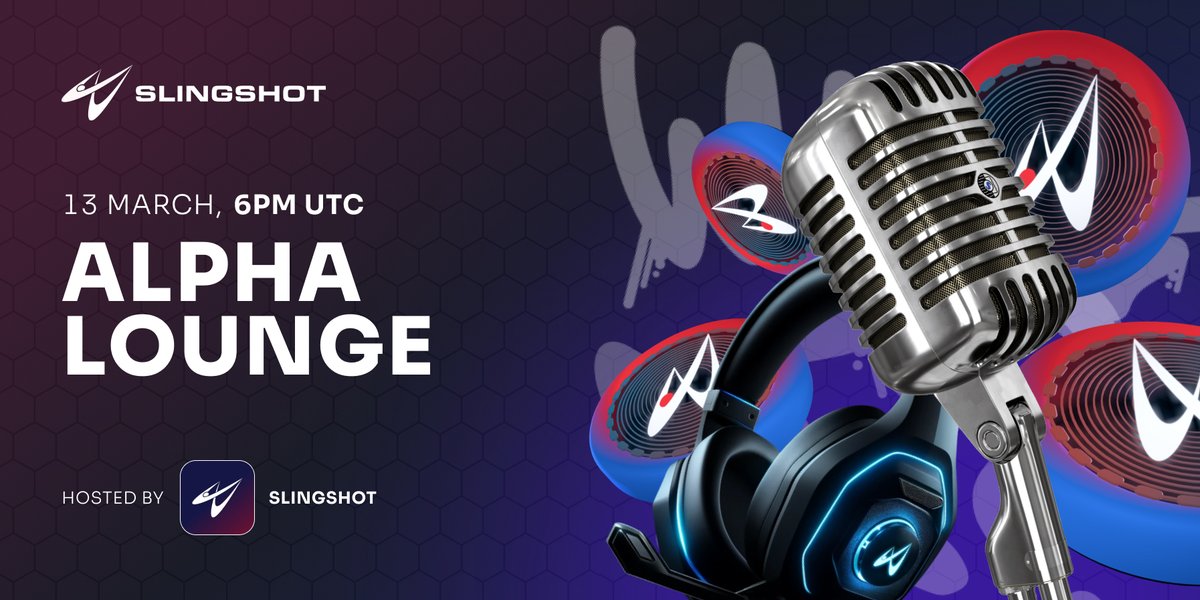 🎙 ALPHA LOUNGE TIME

Ready to make some noise? We've got some really exciting news coming soon 👀

🗓 13 March, 6 PM UTC
📍 Link: x.com/i/spaces/1oKMv…