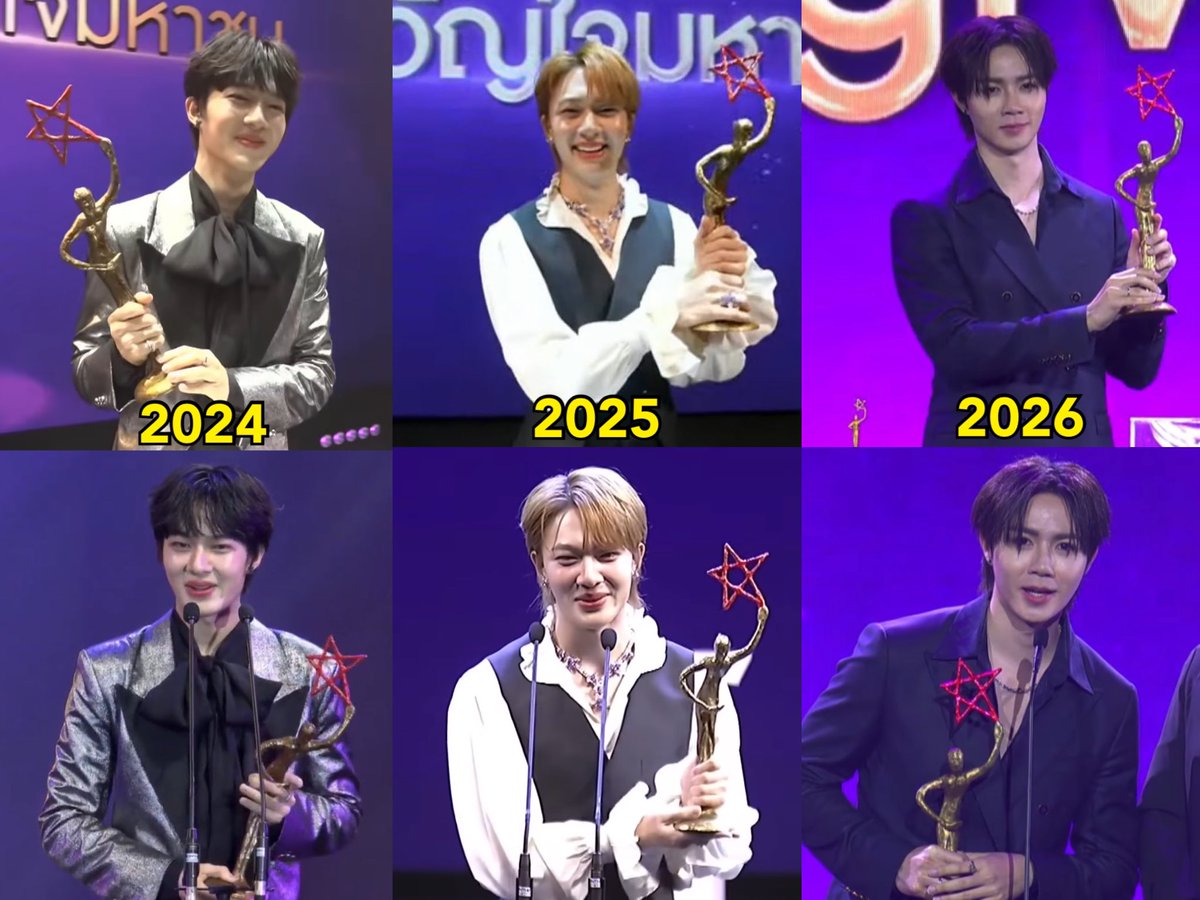 น้องนิวเก่งมาก เหมาะสมกับรางวัลขวัญใจมหาชนสุดๆ เชื่อว่า poll net ของน้องเพิ่มขึ้นทุกปี😻💘 ปีนี้แตกต่างออกไปที่บิบี๋ขึ้นรับให้เพราะชีมาไม่ทัน คิคิ สมมง จึ้ง 🐈🏆🎀

#นุนิวขวัญใจมหาชน3ปีซ้อน
#9entertainawards2026
#9entawards2026xDMD
໒꒰ྀི <a href="/CwrNew/">NuNew</a> #NuNew ꒱ྀི১