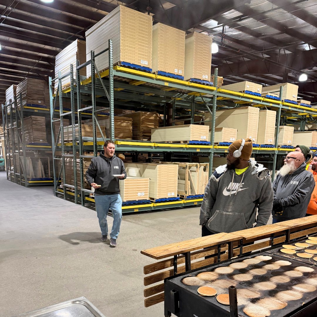 BSComahaNE's tweet photo. A big thank you to The Pancake Man for stopping by Builders Supply this morning and serving up a fantastic pancake breakfast for our team! We appreciate the great food and great start to the day!

#BuildersSupply #PancakeMan #Omaha https://t.co/YVxruknfnj