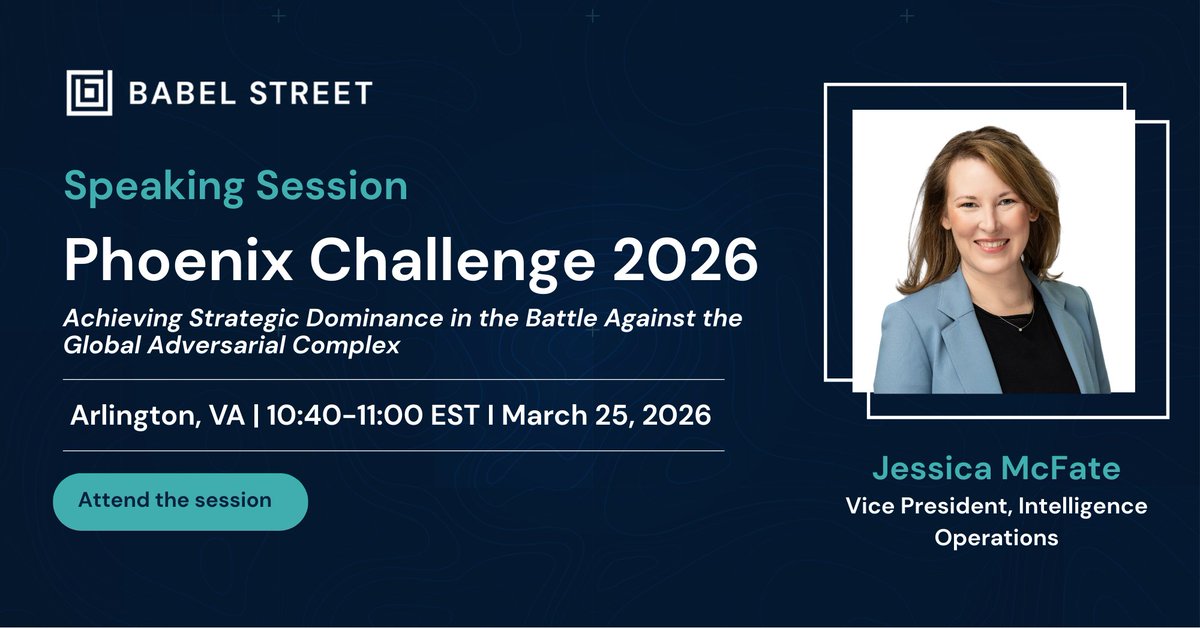 Babel Street tweet media