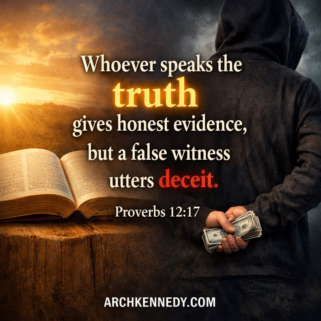 God sees the difference between honest testimony and deceit, and He calls us to speak the truth even when it costs us.