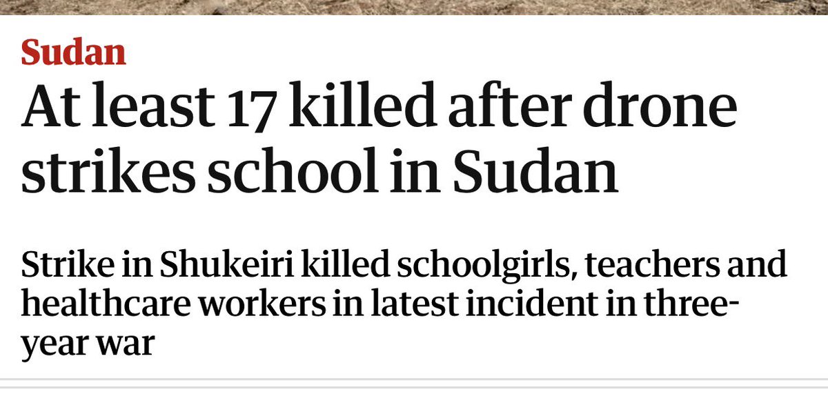 From Gaza to Iran, to Sudan, the obsession to bomb school children defines the moral sickness of our times.