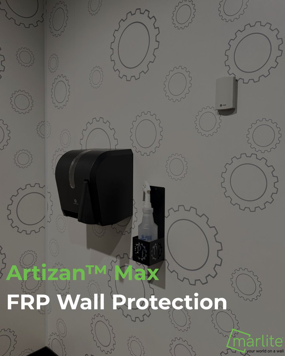 Protection that works as hard as your space does.

See what we can do for your space. Visit zurl.co/vA1zF 

#Marlite #artizanmax #frpwallprotection