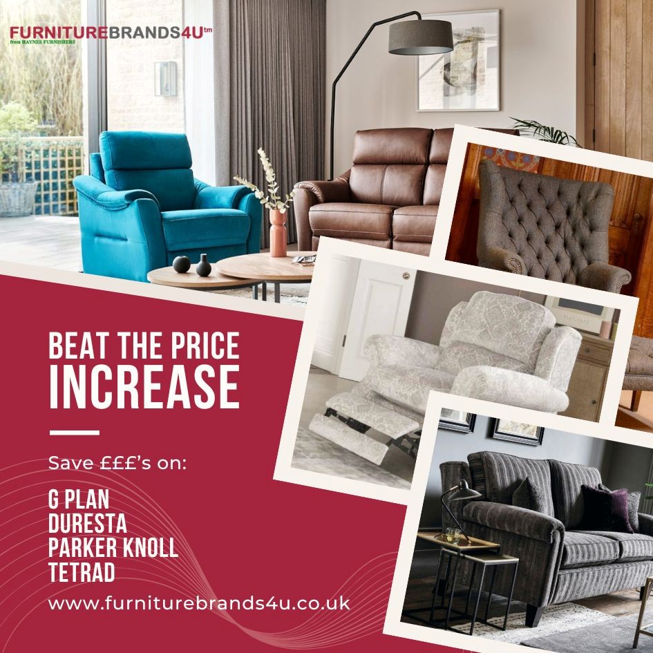 haynesfurnisher's tweet image. Prices are set to increase for G Plan, Parker Knoll, Duresta &amp;amp; Tetrad.

Order now to beat the price increase and lock in today’s price: furniturebrands4u.co.uk

#Furniture #FurnitureSale #Sofa #Sofas #Armchair #LivingRoom  #HomeInspo #UKHomes #GPlan #ParkerKnoll #Duresta #Tetrad