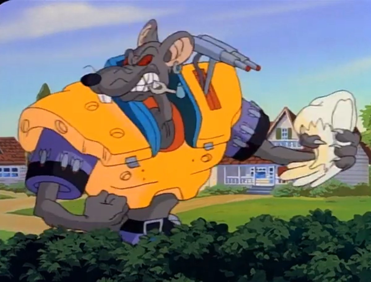 lanajhonpual's tweet image. Whoa, Hench Rat is kinda fine #EarthwormJim