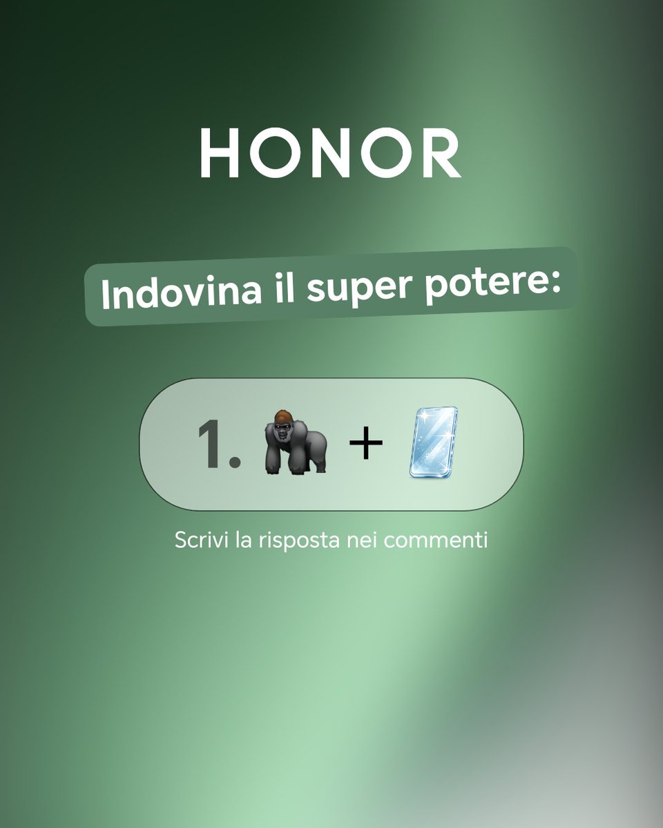 HONOR Italia tweet media