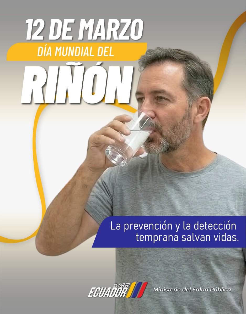 🌍📷#DíaMundialDelRiñón.  La prevención juega un papel crucial en el cuidado de estos órganos. 📷✅Mantén una dieta equilibrada rica en frutas y verduras; bebe suficiente agua y realiza chequeos médicos regulares para monitorear tu salud renal.