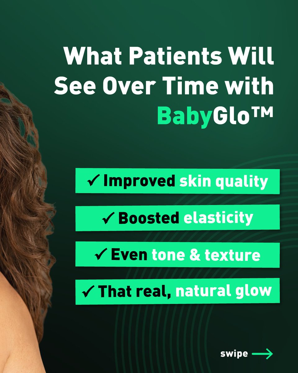 NovaThreads's tweet photo. ✨ BabyGlo™ boosts skin health for stronger, glowing skin with lasting radiance. 💎! #BabyGlo #SkinHealthFirst #RealGlow #PatientEducation #KBeautyInspired #Novathreads #HealthySkinJourney #GlowFromWithin https://t.co/5Z5pNchhnQ