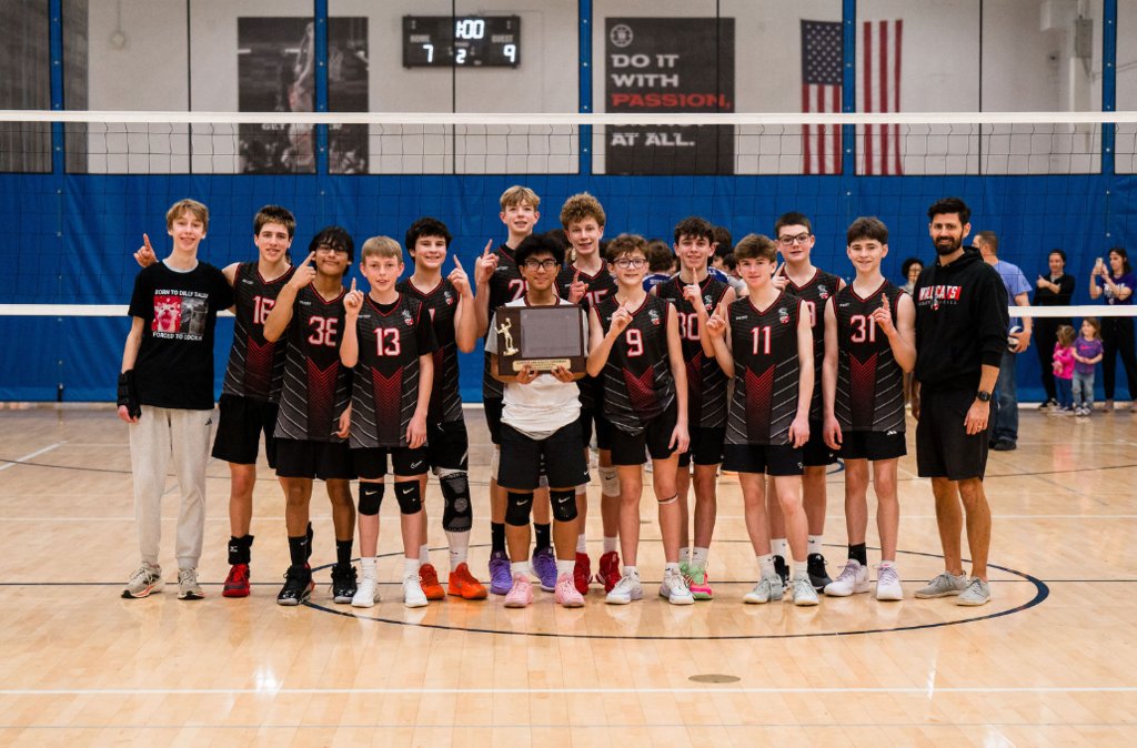 Congratulations to the Hadley 8th grade boys volleyball team for winning the Gold Division conference championship this past weekend! The 7th grade boys also won the Silver Division! Great job Wildcats and congrats to Coach Derek Winkelmann. 8th grade team pictured. #WeAreD41