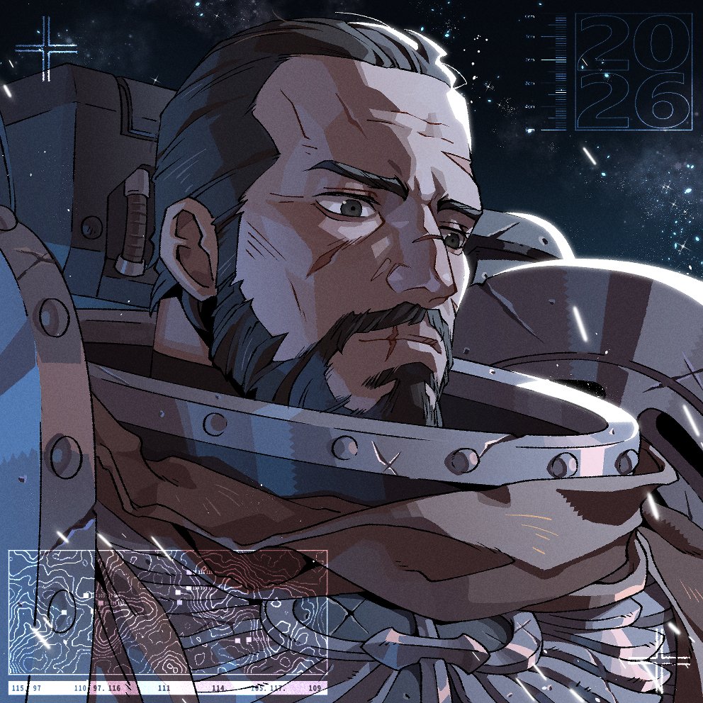 #warhammer40K
Commission！🫡
(Yes, this is Luther）
 (and another new watermark😂