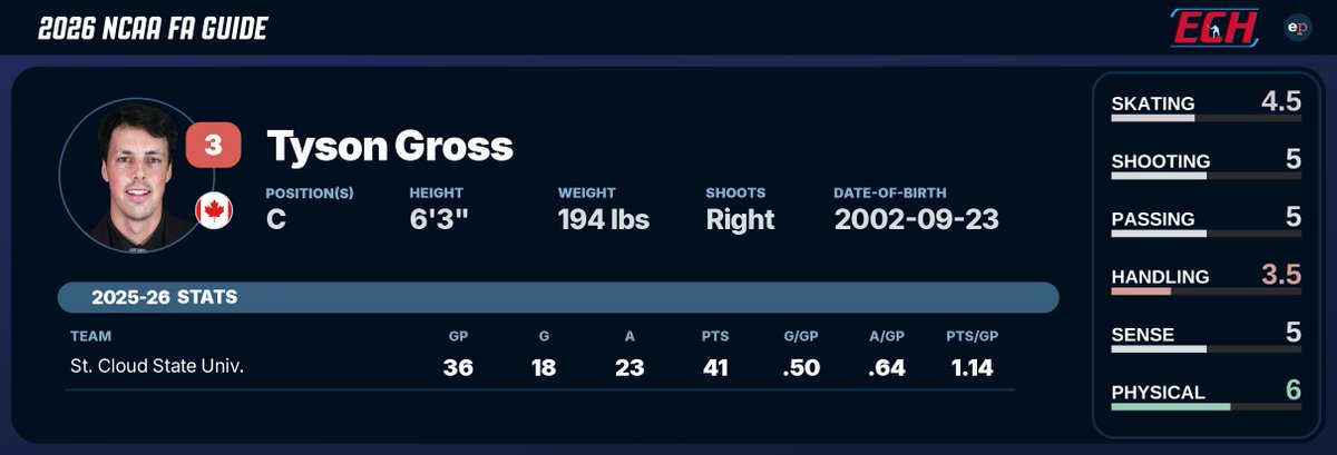 Elite Prospects tweet media