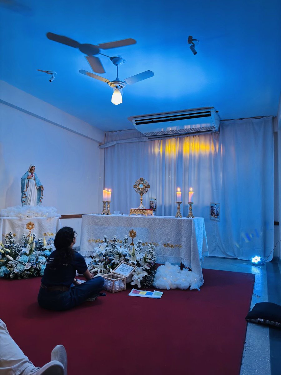 Fasting disciplines the body.
Almsgiving stretches the heart.
But prayer transforms the soul.

If you feel spiritually stagnant this Lent, ask yourself: Am I actually spending time with Him?

The Eucharist is not distant.
He is present. Accessible. Waiting.

Go sit with Jesus.