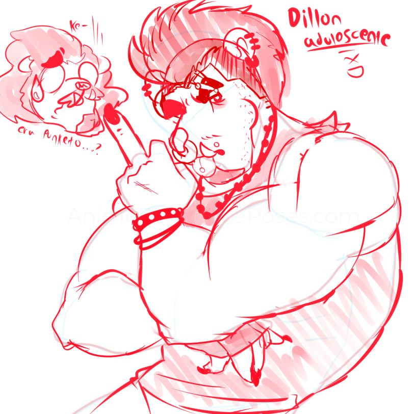 Dillon en era punketo cuando era adolescente

bocetito que hice por aburrimiento ayer
