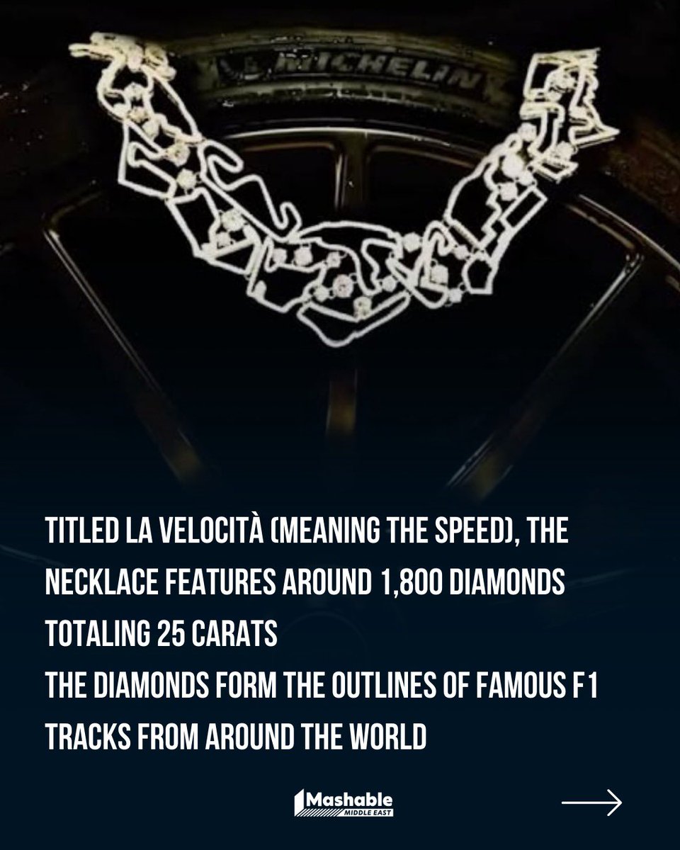 Mashable_ME's tweet image. A one-of-a-kind F1-inspired masterpiece 💎🏎️
Hannah St John’s diamond necklace was one of the standout moments at Glamour on the Grid

What do you think of this design?

#Luxury #F1 #diamonds #mashableme