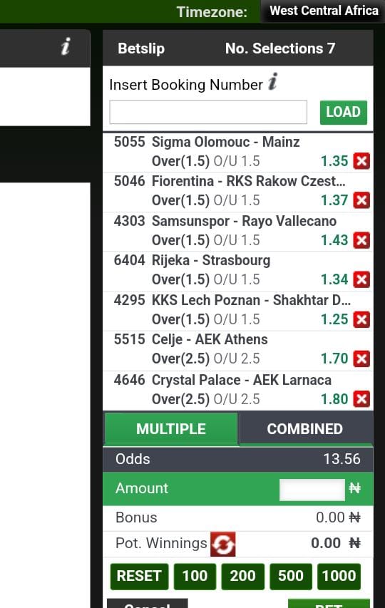 🚨 CONFERENCE SUPER PICK ✅ 🔥🔥

 ODDS: 13.56

BOOKING CODE: 56SR3K8

Edit &amp; Stake Wisely!!!🔞🔞

DEPOSIT &amp; PLAY: 👉🏻 register.bet9ja.com/shop?promocode…

#Bet9jaCodes
