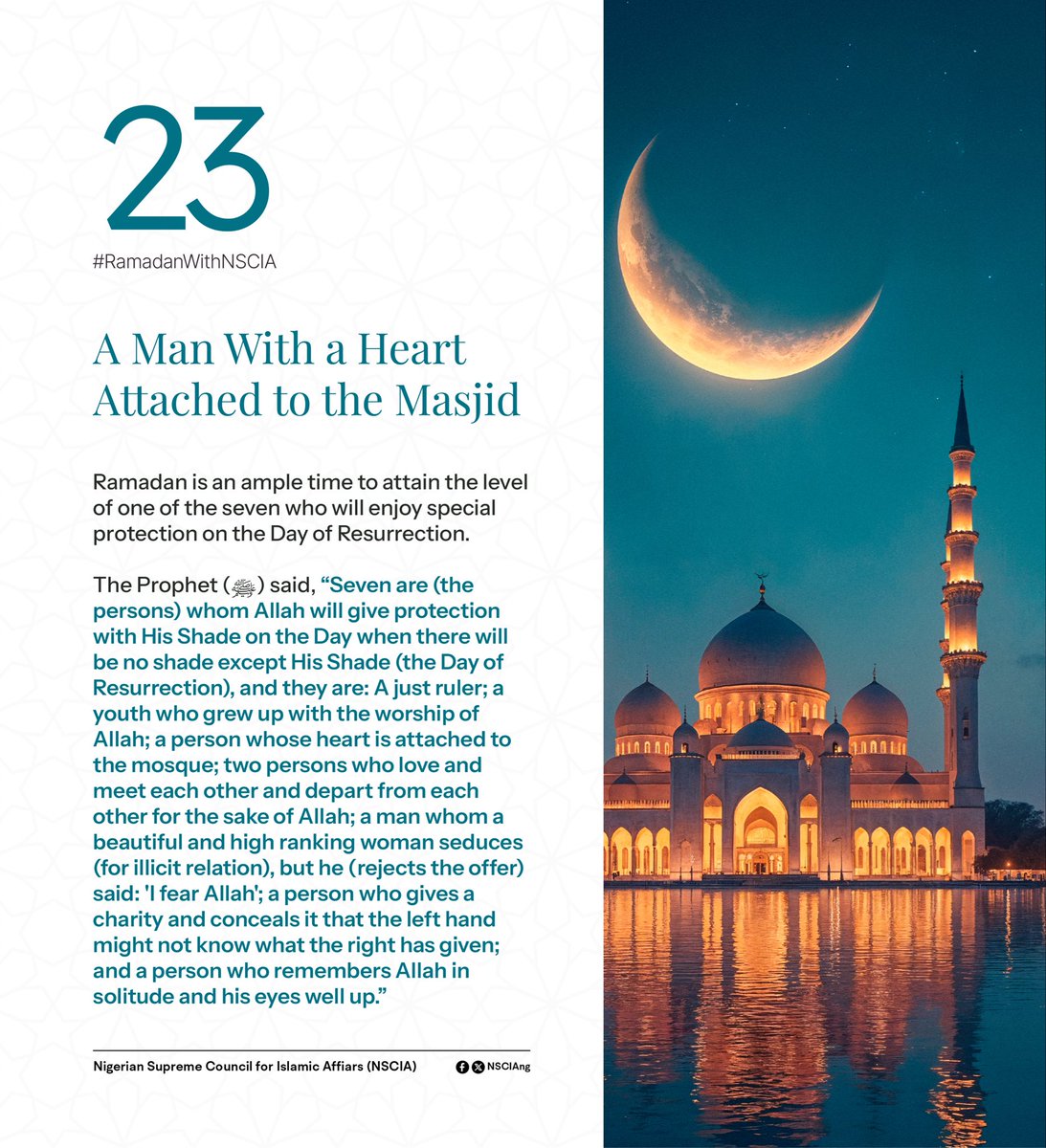 NSCIA – Islamic Affairs tweet media