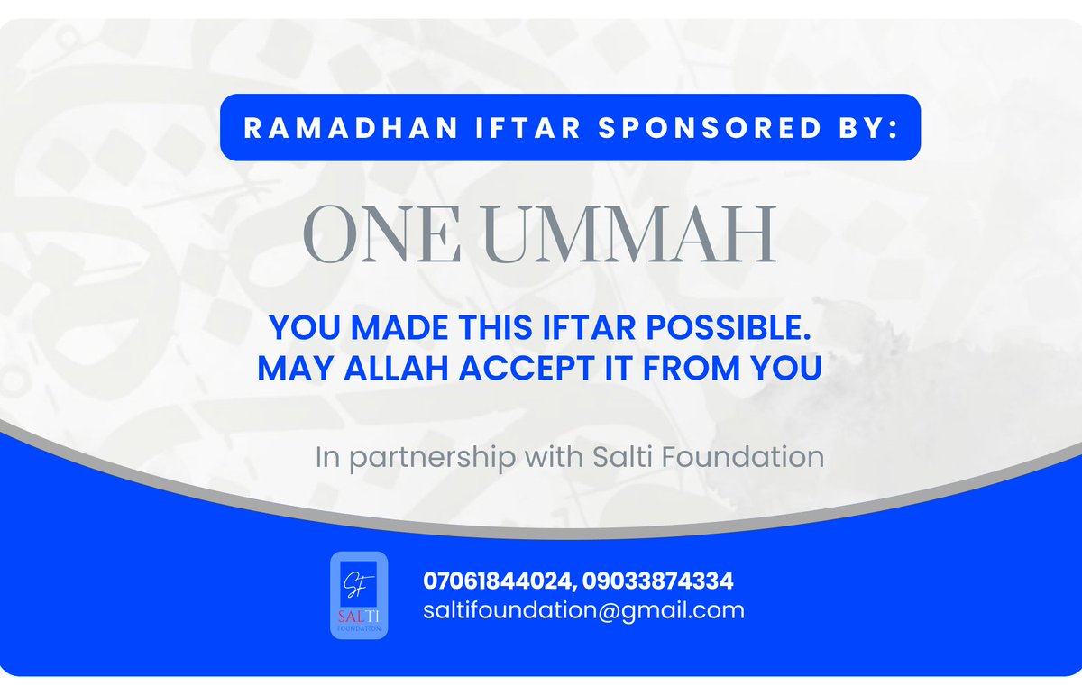 Salti Foundation tweet media