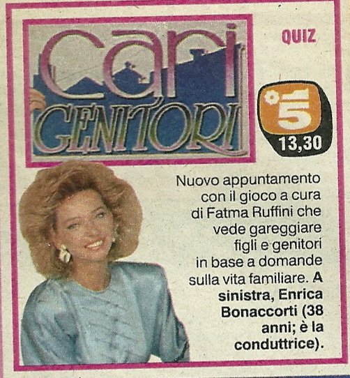 È stata per molti anni un pilastro della TV. Bella, genuina, elegante, intelligente, spiritosa, colta, umana. Era tutto ciò che una vera conduttrice dovrebbe essere e che molte non saranno mai. Lei lo era e il pubblico le voleva bene. Una persona di valore.
#EnricaBonaccorti