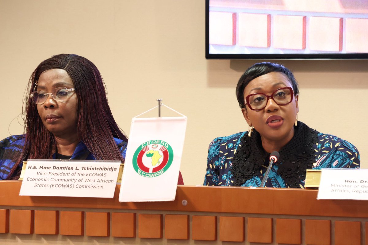 AfricanUnionUN's tweet image. #HappeningNow | #CSW70

On the margins of #CSW70, the @ecowas_cedeao, in collaboration with @_AfricanUnion, @AWLNetwork and @UNDPAfrica, are convening a High-Level Ministerial Meeting on “Counting the Cost: Women’s #Political Participation and #Financial Barriers in West Africa.”
