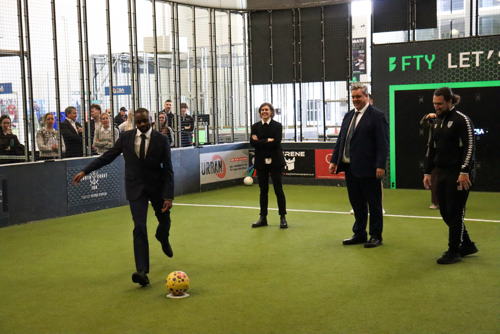 FTYLab's tweet photo. Some pictures from the visit of Minister Blair McDougall, Parliamentary Under-Secretary of State at the Department for Business and Trade to FTY Lab.

#EliteSkillsArena https://t.co/tAT4KwBPxH