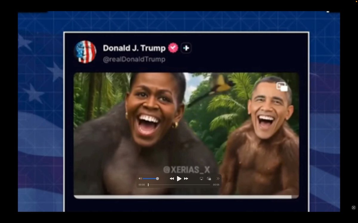 kbick968's tweet photo. @RyjitsuX @TheNairGirl @emkenobi hes still racist. Remeber when he posted the video of the Obama’s as monkeys, yeah racist. Trump is a pedophile, deny it all you want, but until ALL the files come out proving otherwise hes a pedo. The only people who defend pedos are birds of a feather. Stay away from schools https://t.co/GuNuDEZWWq