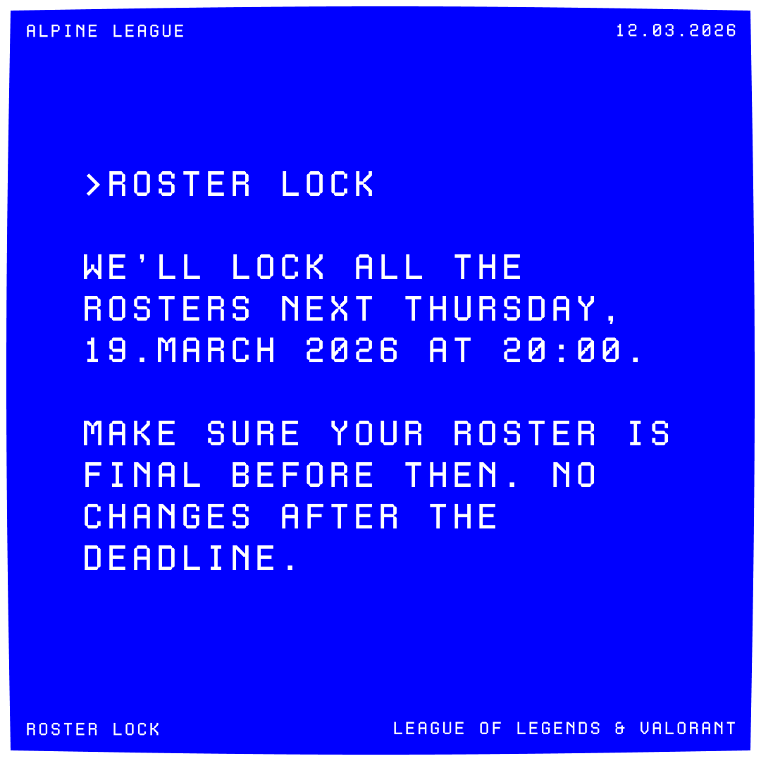 Alpine League tweet media