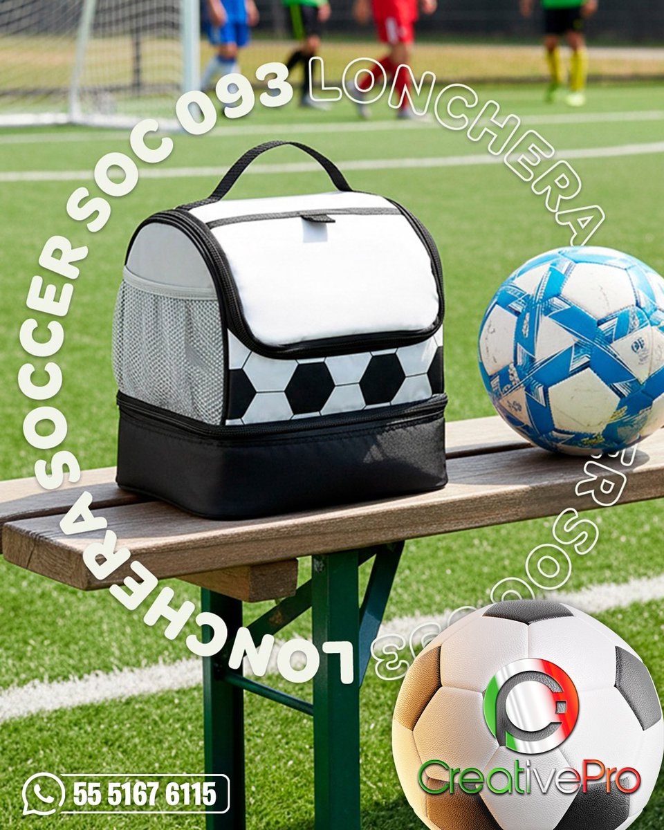 CreativePro15's tweet photo. ⚽🍱 ¡EL RECREO SE JUEGA COMO UNA FINAL! 🏆✨ ¡Mantén tu energía al máximo con nuestra nueva lonchera futbolera! 🏟️ Es el accesorio perfecto para los verdaderos apasionados del balón que quieren llevar su lunch con todo el estilo de uPpn campeón.
#BeCreativePro #LunchFutbolero https://t.co/wlKAVTYuBs