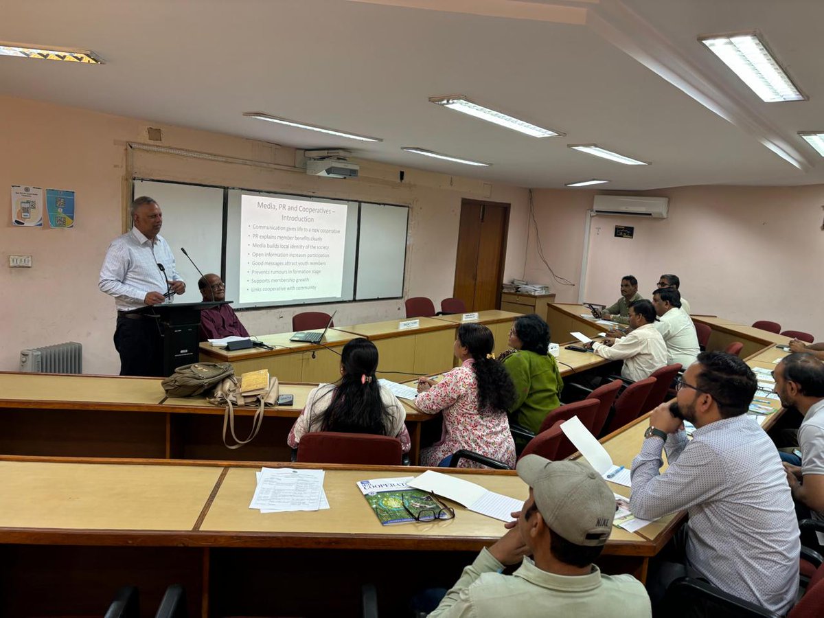 ncuicoop's tweet photo. A three-day training programme on Organic Farming was organised by National Cooperative Union of India (NCUI) at the NCCEfrom 9–11 March 2026. The programme was attended by 20 participants from the states of Madhya Pradesh, Gujarat, Uttarakhand, Karnataka, Rajasthan and Uttar Pradesh.

The programme covered important topics such as principles and benefits of organic farming, its role in sustainable agriculture, comparison with conventional farming, standards and certification processes, market linkages and export potential, collective certification efforts, and financial assistance and schemes for organic agriculture.

The participants were welcomed by Shri Rajeev Sharma, Executive Director, NCUI, who briefed them on the cooperative model and the role of NCUI in strengthening the cooperative movement.

As part of the programme, participants also visited National Cooperative Organics Limited (NCOL) on 10 March 2026 for a study visit, where they were apprised of its role in promoting organic products through the cooperative framework.

The programme concluded on 11 March 2026 with distribution of certificates and collection of participant feedback.
#NCCE
#OrganicFarming
#CooperativeMovement
#SustainableAgriculture
#OrganicIndia
@MinOfCooperatn