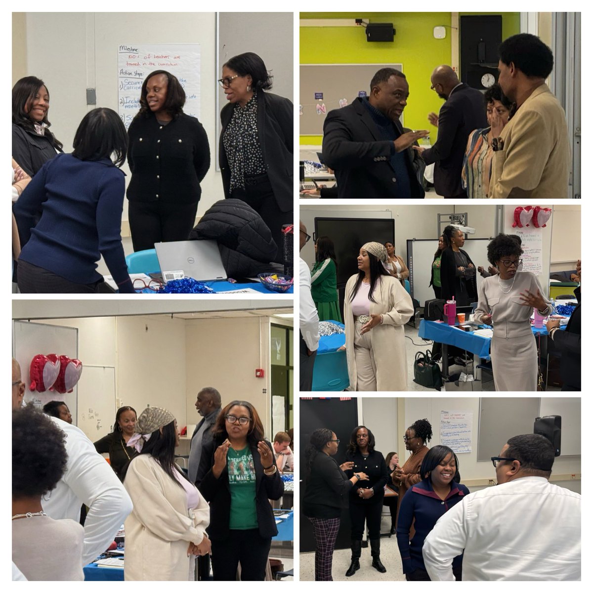 Chitownteach's tweet photo. Yesterday I had the privilege of presenting to the Network 9 principals on the power of listening. Our conversation centered on the importance of being present. When leaders create space to listen deeply, people feel heard, valued, and understood. @CpsLeaders #GoLearning! https://t.co/EksTXNnBbt