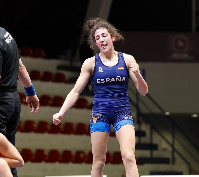 la_antorchita's tweet image. 🤼#Lucha Europeo sub23 en Zrenjanin 🇷🇸

🚀A LA FINAAAL

Lucha libre ♀️
Carla Jaume -53kg
1/4 ✅ 12-5 Kostsenich 🇧🇾
Semis ✅ 8-5 Karpushkina 🇷🇺

💪 Carla ya fue bronce el año pasado y mañana aquí buscará el oro!

María Cazalla -55kg
1/4 ❌ 0-10 Terek 🇭🇺
Repesca ❌ 0-4 Demir 🇹🇷