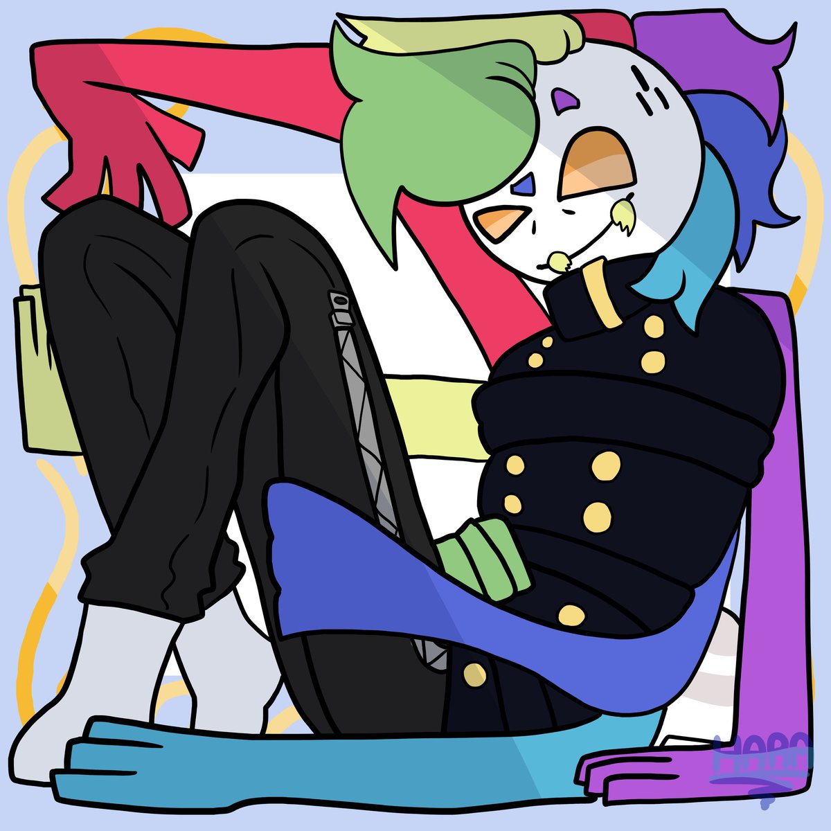 FeralFailure's tweet photo. Some box icons I've been working on!! 
#art #artist #oc #originalcharacter #originalcharacterart https://t.co/OmFTdoCEkh