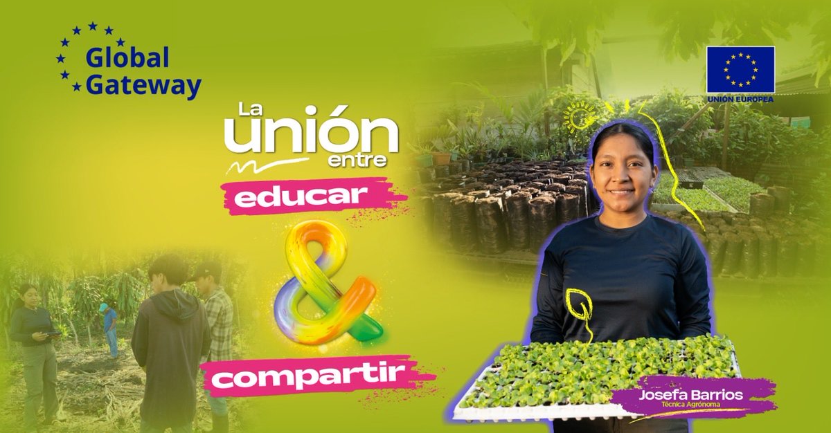 UEGuatemala's tweet photo. Desde la Costa Sur, Josefa Barrios creó Agropilón para sembrar oportunidades y acompañar a productores de la Costa Sur.
Con el apoyo de la #UE 🇪🇺, ha fortalecido su emprendimiento y comparte conocimientos que impulsan el desarrollo local.
https://t.co/i1DBtlumV8
#PoderDeY https://t.co/vp8rqHWEn1