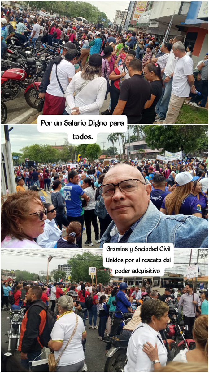 Hoy #12MAR2026  acompañando a los gremios profesionales, sindicatos y sociedad civil en la exigencia de salarios dignos y justos.
Seguimos adelante...