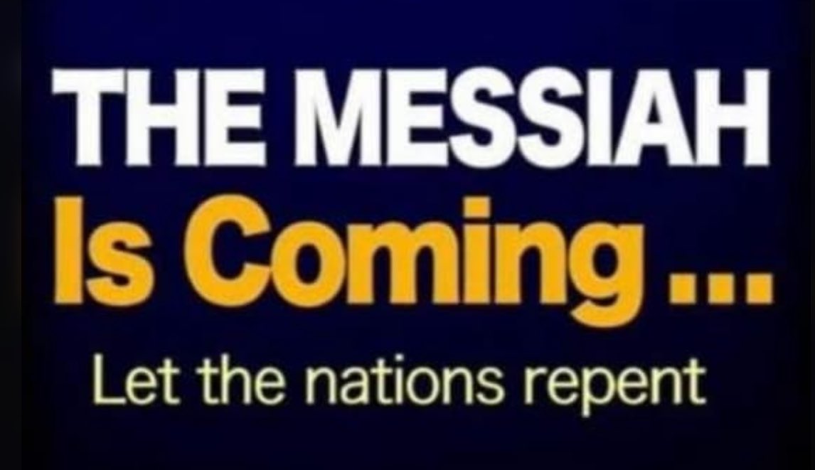 When you hear that The MESSIAH is coming it is not a joke it its is very serious and in comes with serious #InstructionOnHisComing