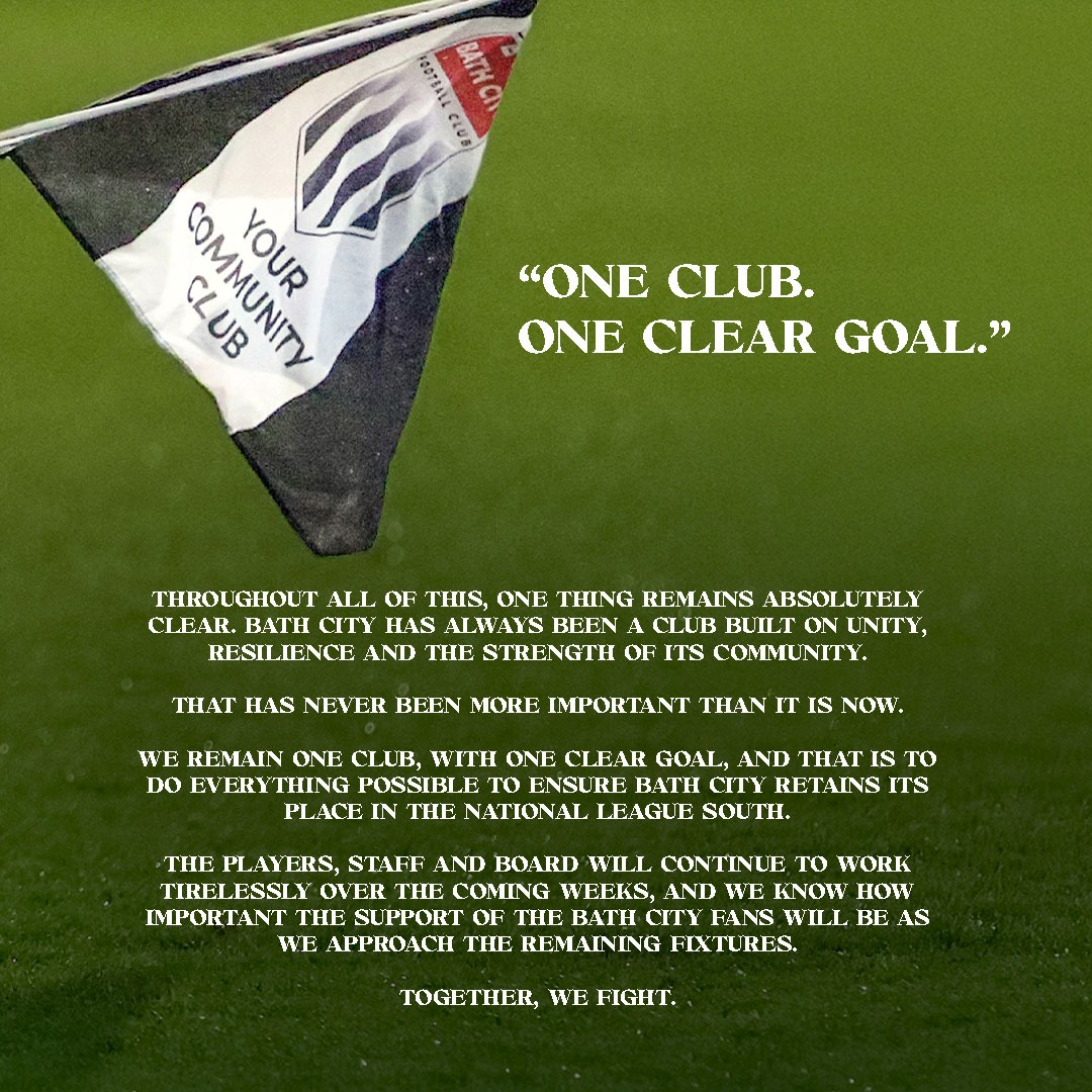 Bath City FC tweet media