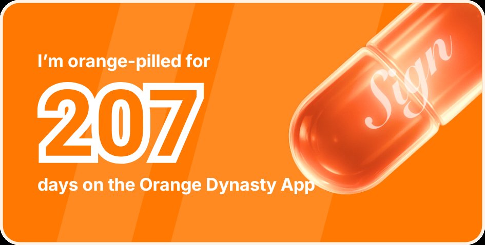 Signwander's tweet photo. I've been Orange-Pilled and Seeing Signs for 207 days 👀🧡🐉.Join the app and be a better version of yourself!
https://t.co/mg1ra0l08N https://t.co/u3WVtH020N