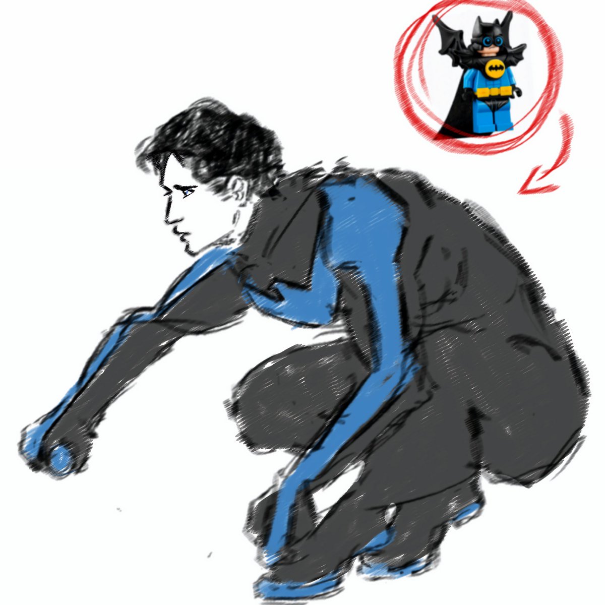 Caesoko_'s tweet photo. My boywing #Nightwing https://t.co/zvoBAcKfrp