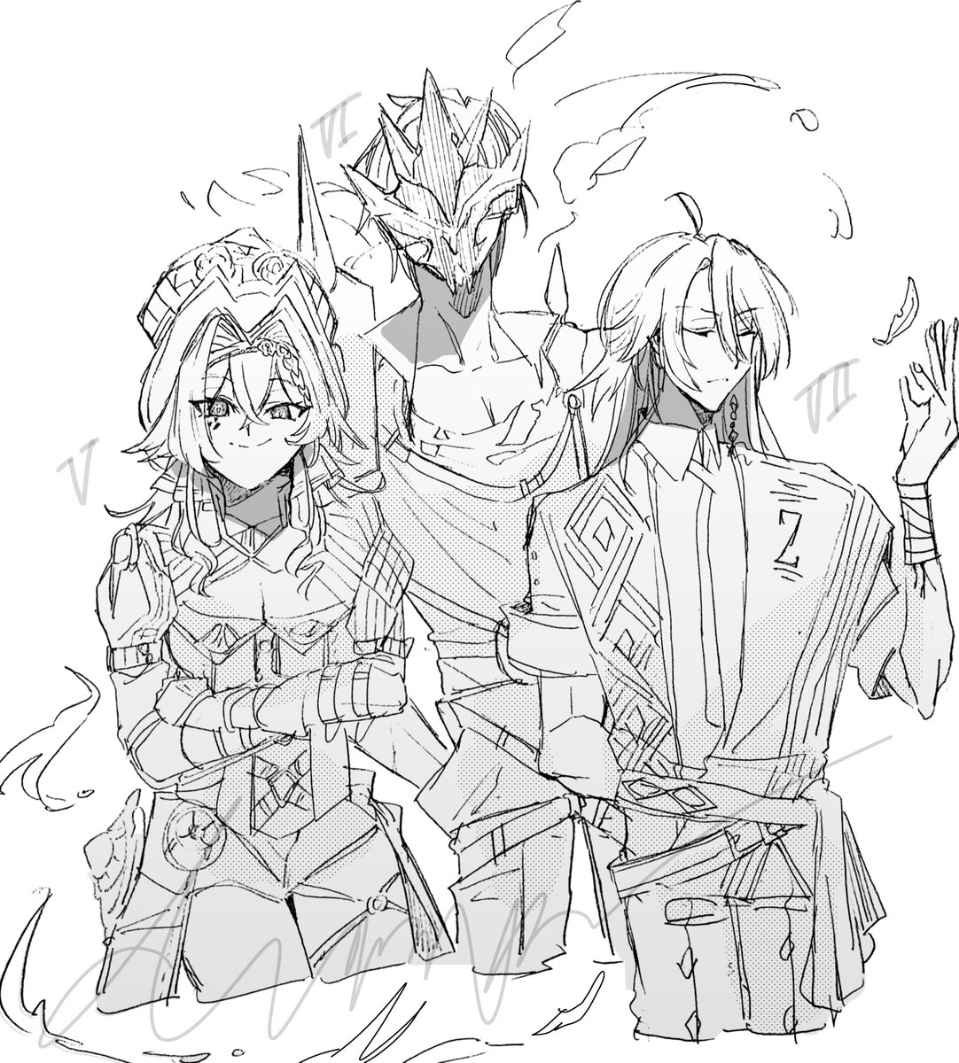 5.6.7位落書き
#honkaiimpact3rd #崩壊3rd