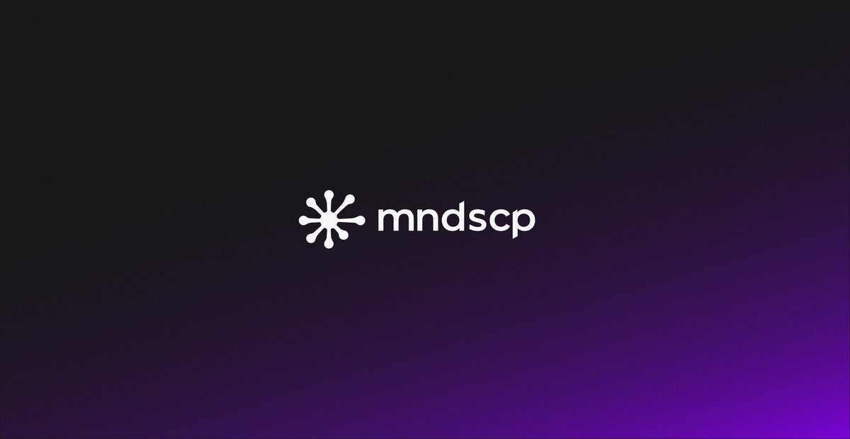 studiom0o's tweet photo. Mndscp Logo and Brand Design. https://t.co/OdSxYnIHgf