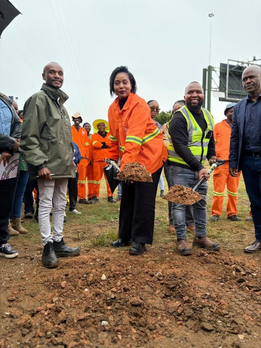 MMC for Roads and Transport,Cllr Tlangi Mogale,together with the Group Head for Roads &amp; Transport and the Divisional Head of IRPN, officially launched the Denneboom Intermodal Facility in Region 6, Mamelodi.