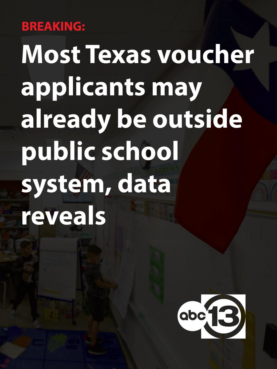 VoteAnnJohnson's tweet photo. Over 75% of voucher applicants are already in private school.

Calling this “school choice” doesn’t change the facts. 

It's a taxpayer-funded discount for private school. Not an escape route for struggling public school students. https://t.co/5ZeLm9UVgM