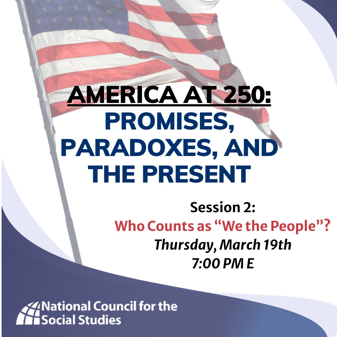 National Council for the Social Studies (NCSS) tweet media