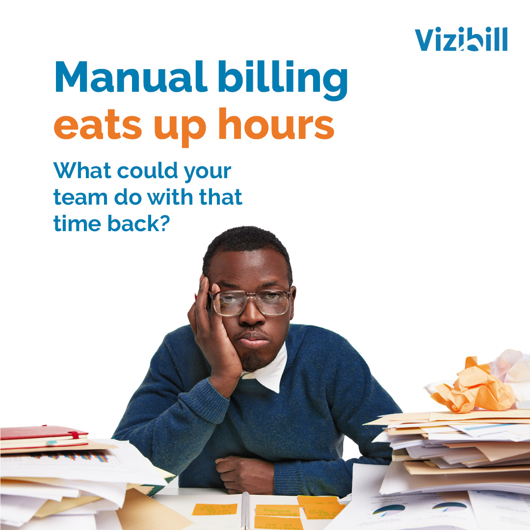 Vizibill's tweet photo. Manual billing might seem harmless, but it quietly chips away at your time, accuracy, and focus.

Whether you’re chasing down late payments, fixing small errors, or drowning in paperwork, these tasks add up fast.

Vizibill helps small teams automate the busy work so they can spend more time growing, not correcting.

Explore more at https://t.co/Ag31kuWjTL